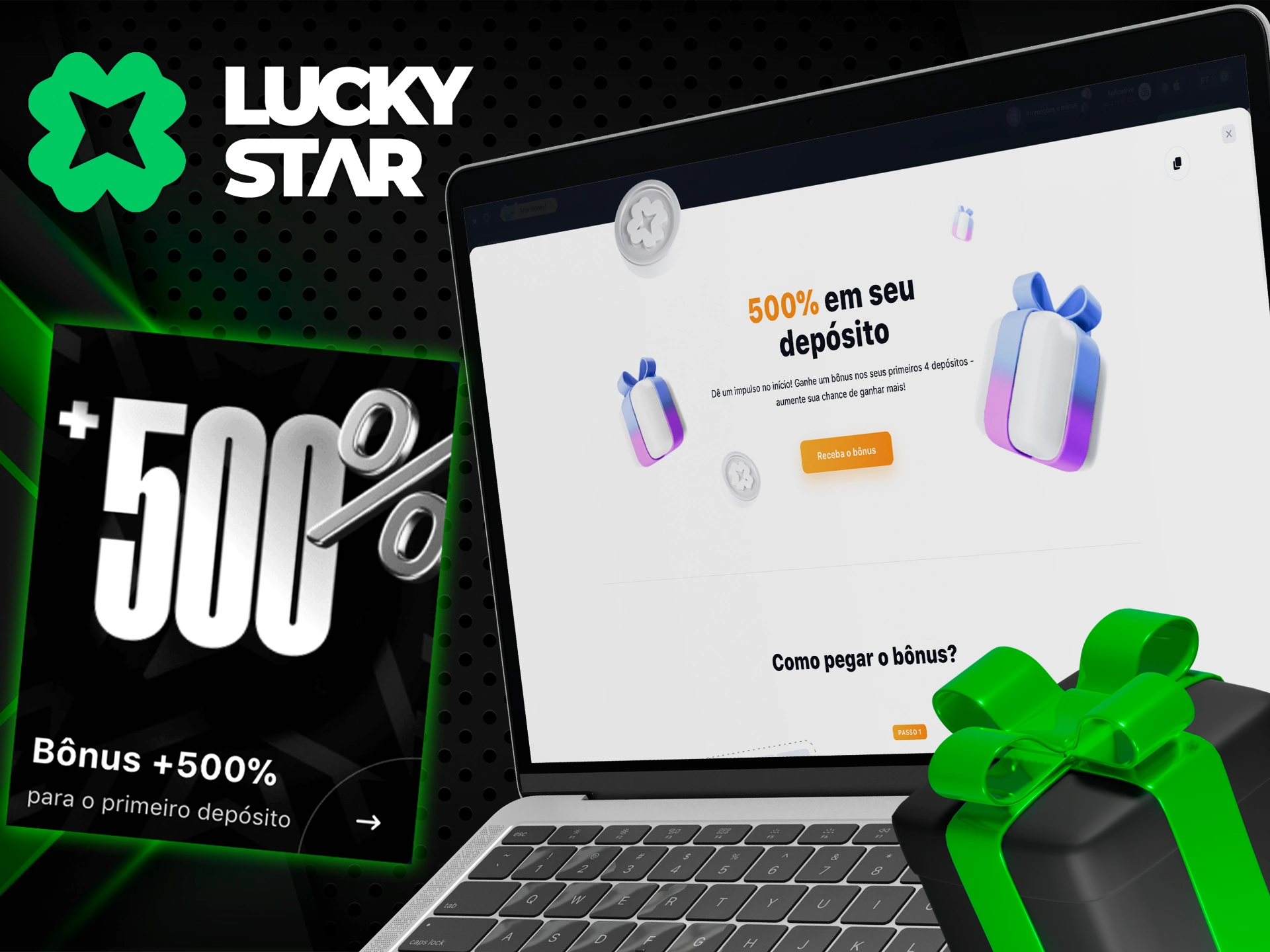 O bônus já está esperando por você no Lucky Star Casino.
