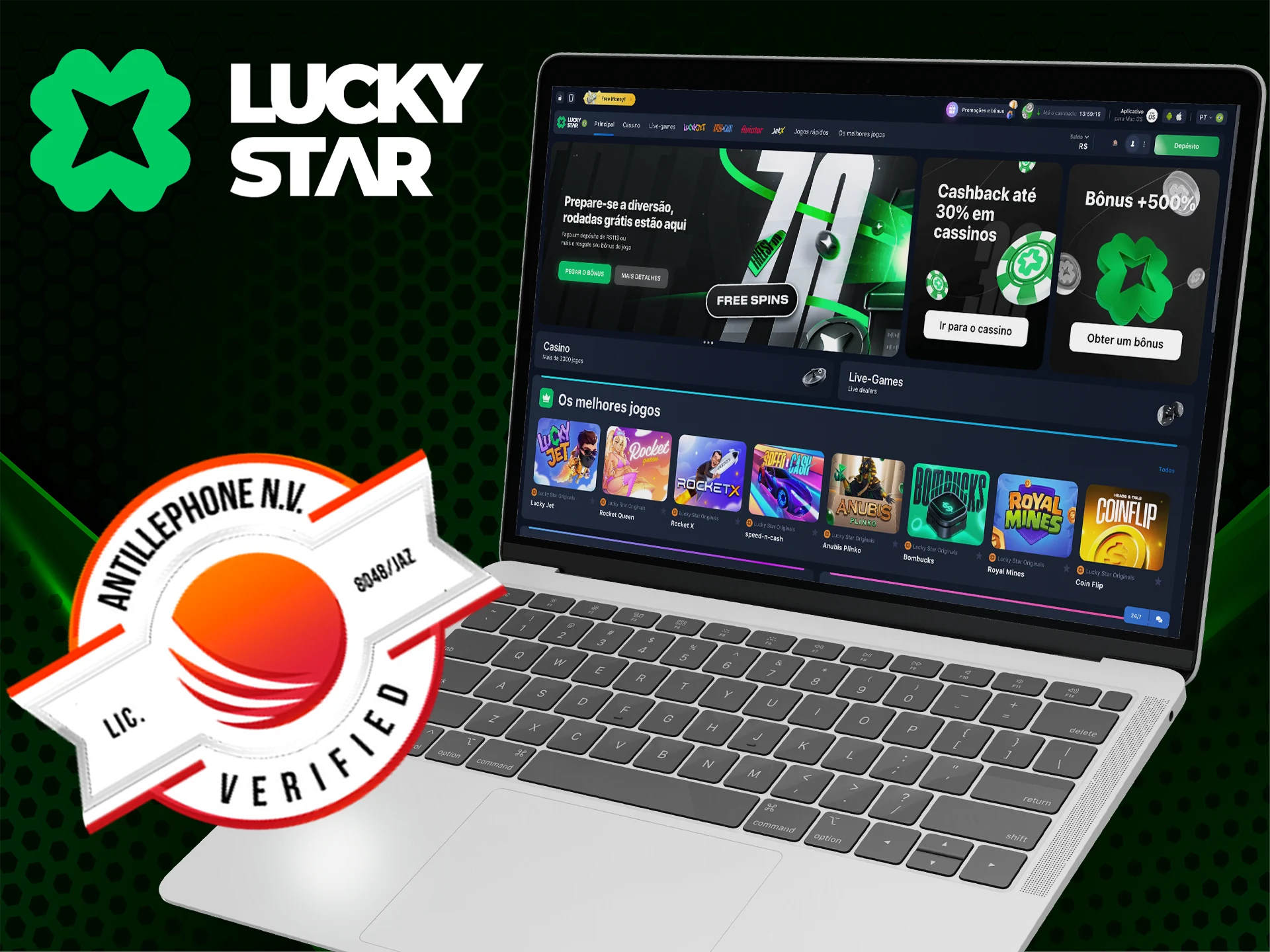 O Lucky Star Casino foi confirmado com uma licença.
