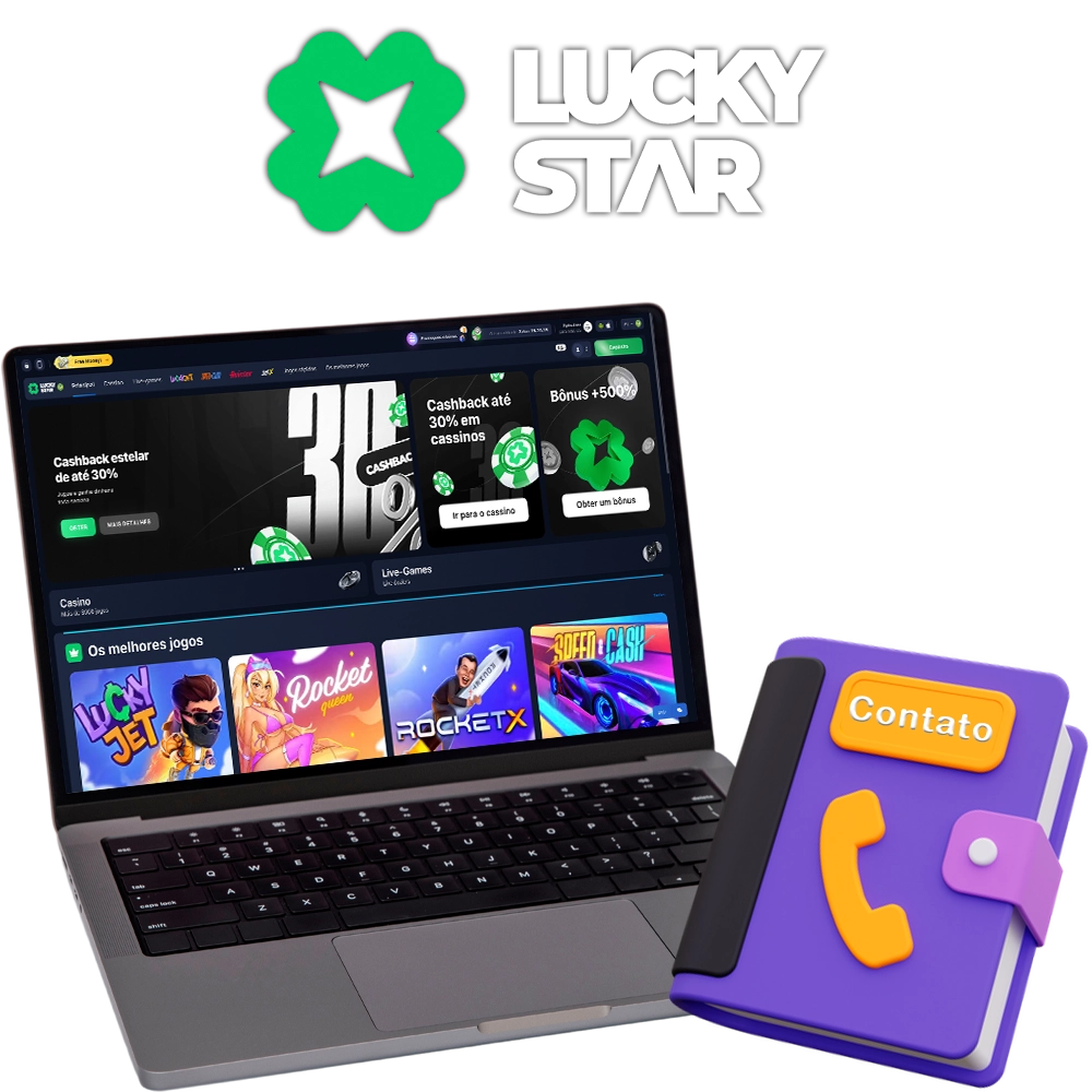 Descubra as informações de contato do Lucky Star Casino.