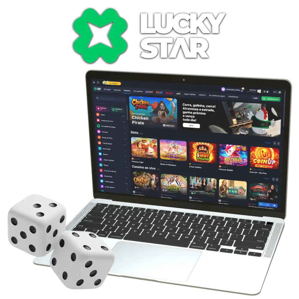 Jogue jogos de cassino online no site oficial Lucky Star.