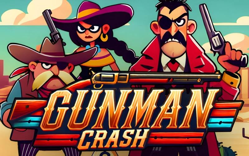 Descubra o Gunman Crash com alta volatilidade na Lucky Star.