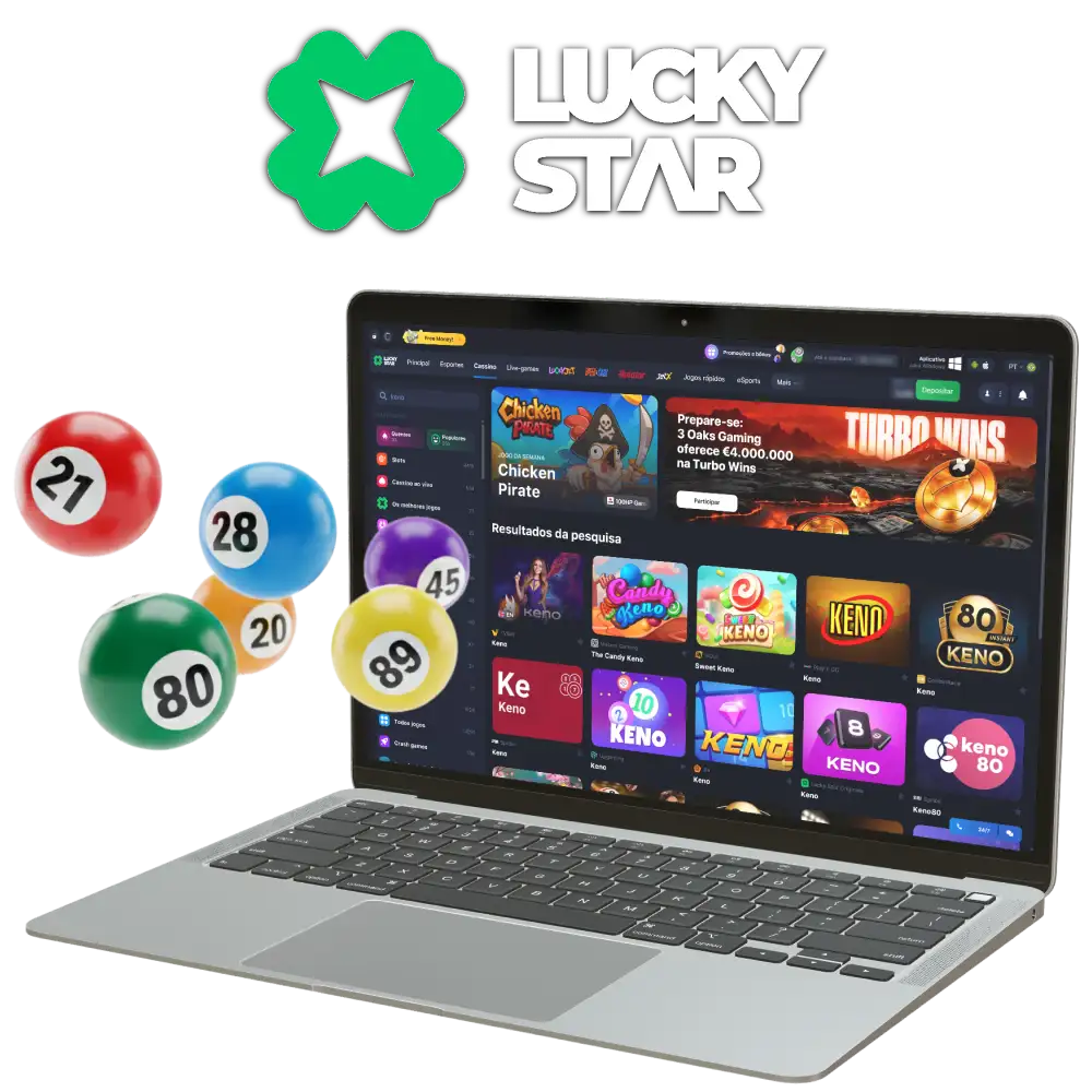 Jogue na loteria com bônus no Lucky Star Brasil online.